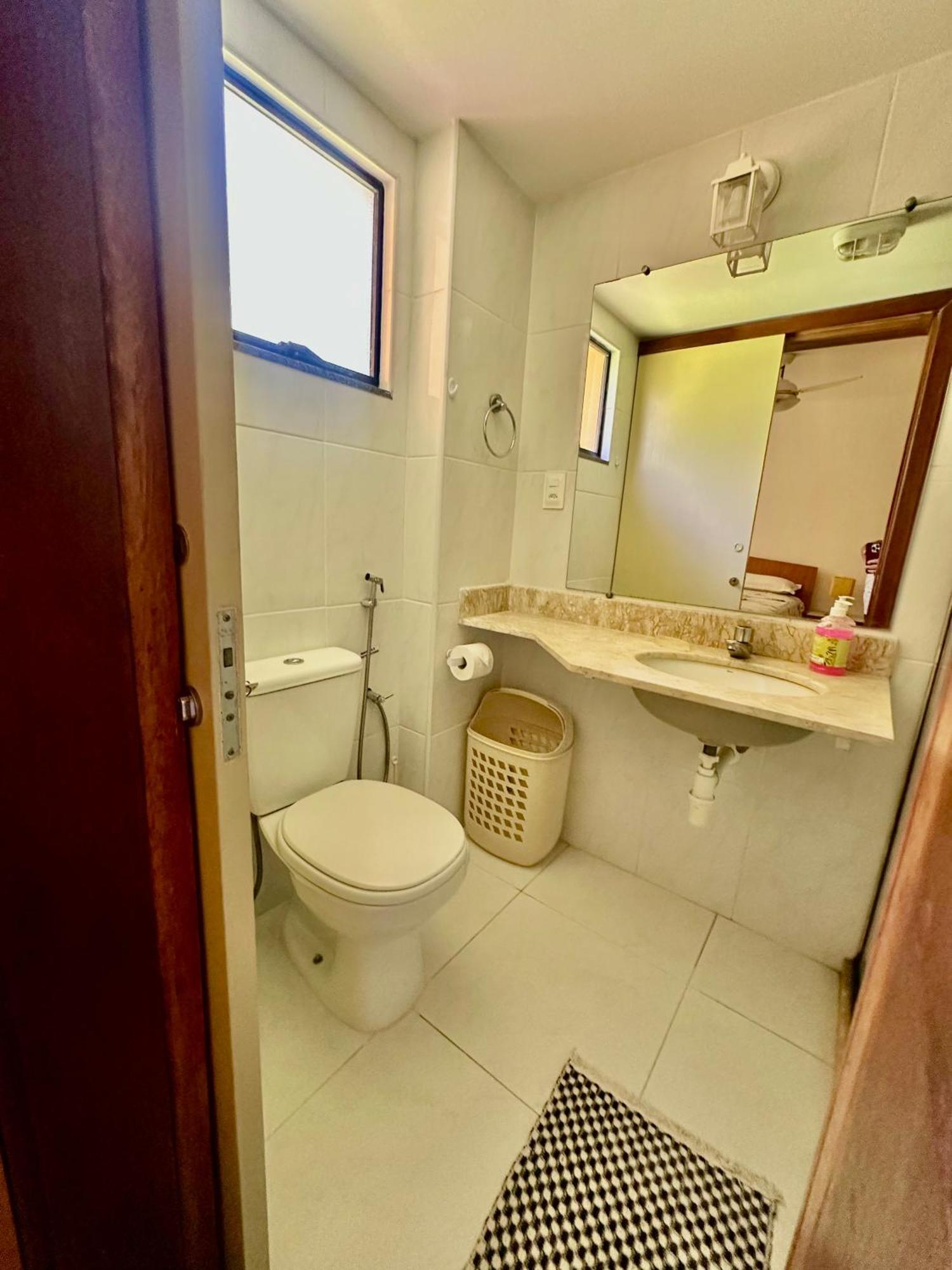 Flat Guarajuba 4 Quartos Terreo A Beira Mar - Pe Na Areia - Governanca Com Arrumadeira E Wi Fi Inclusos Camassari Buitenkant foto